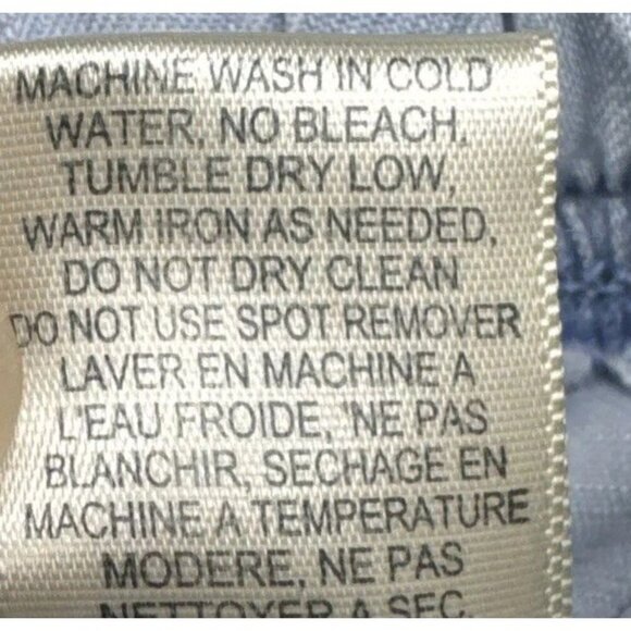 CLOTH & STONE Blue Lightwash Halter Neck Cropped Wide Leg Jumpsuit Pockets Sz XS - Picture 12 of 16